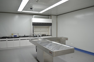 下吸式尸解工作台